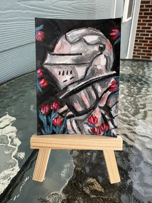 Red Knight (3/3) aceo art card