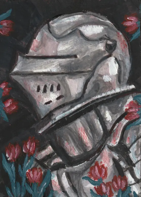Red Knight (3/3) aceo art card