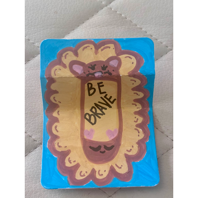 Be brave aceo art card thumbnail 2