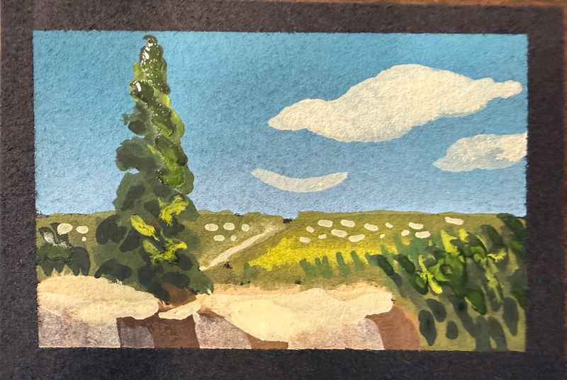 Colorado aceo art card