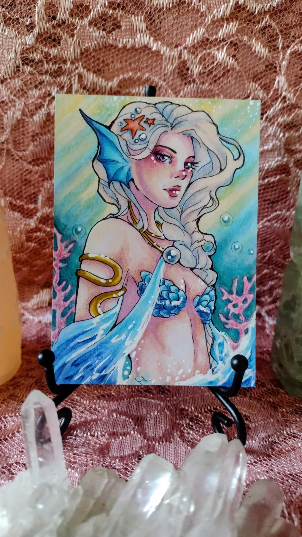 Where the Light Reaches aceo art card
