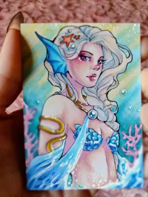 Where the Light Reaches aceo art card thumbnail 2