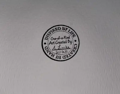 Caught Peeking aceo art card thumbnail 2