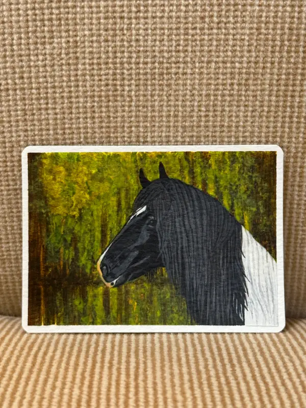 Versace – Original Watercolor ACEO aceo art card