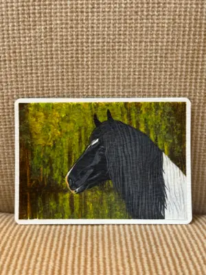 Versace – Original Watercolor ACEO aceo art card thumbnail 1