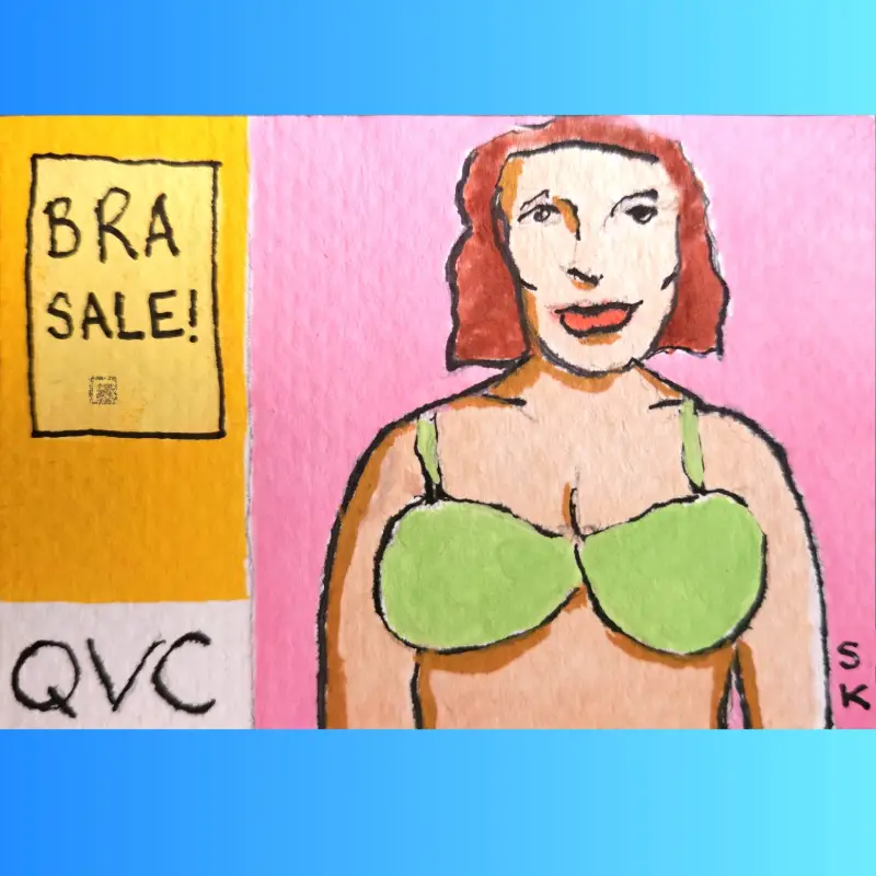 Bra Sale aceo art card