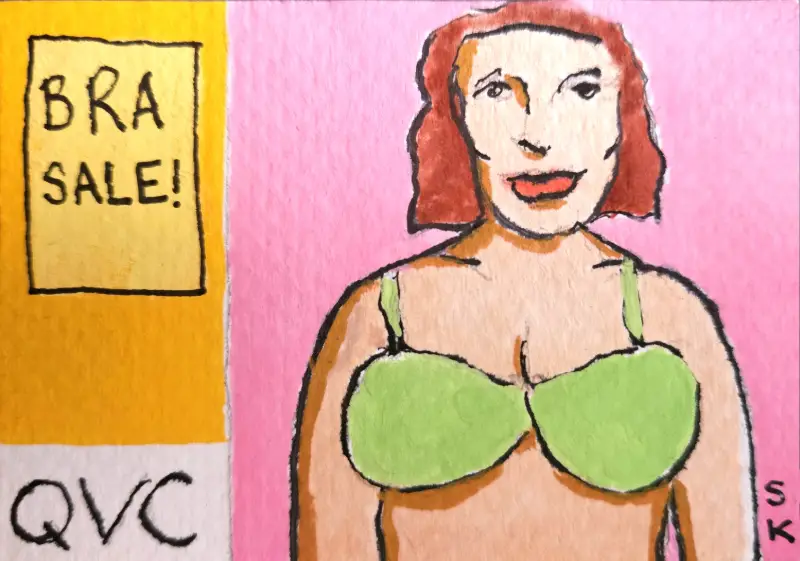 Bra Sale aceo art card