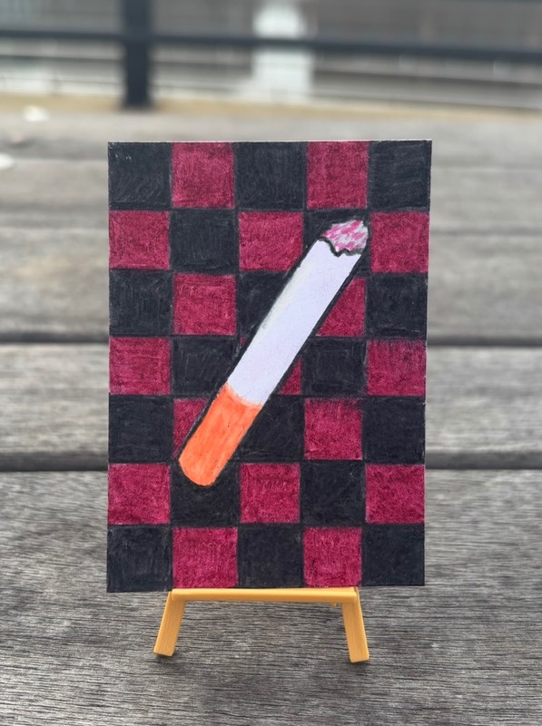 Have A Smoke aceo art card