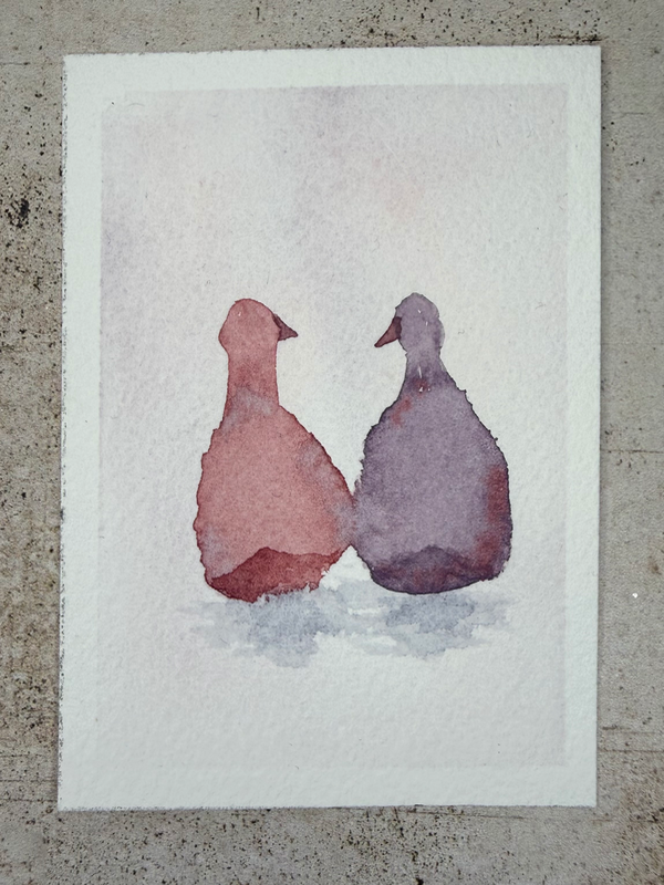 He Said What? aceo art card
