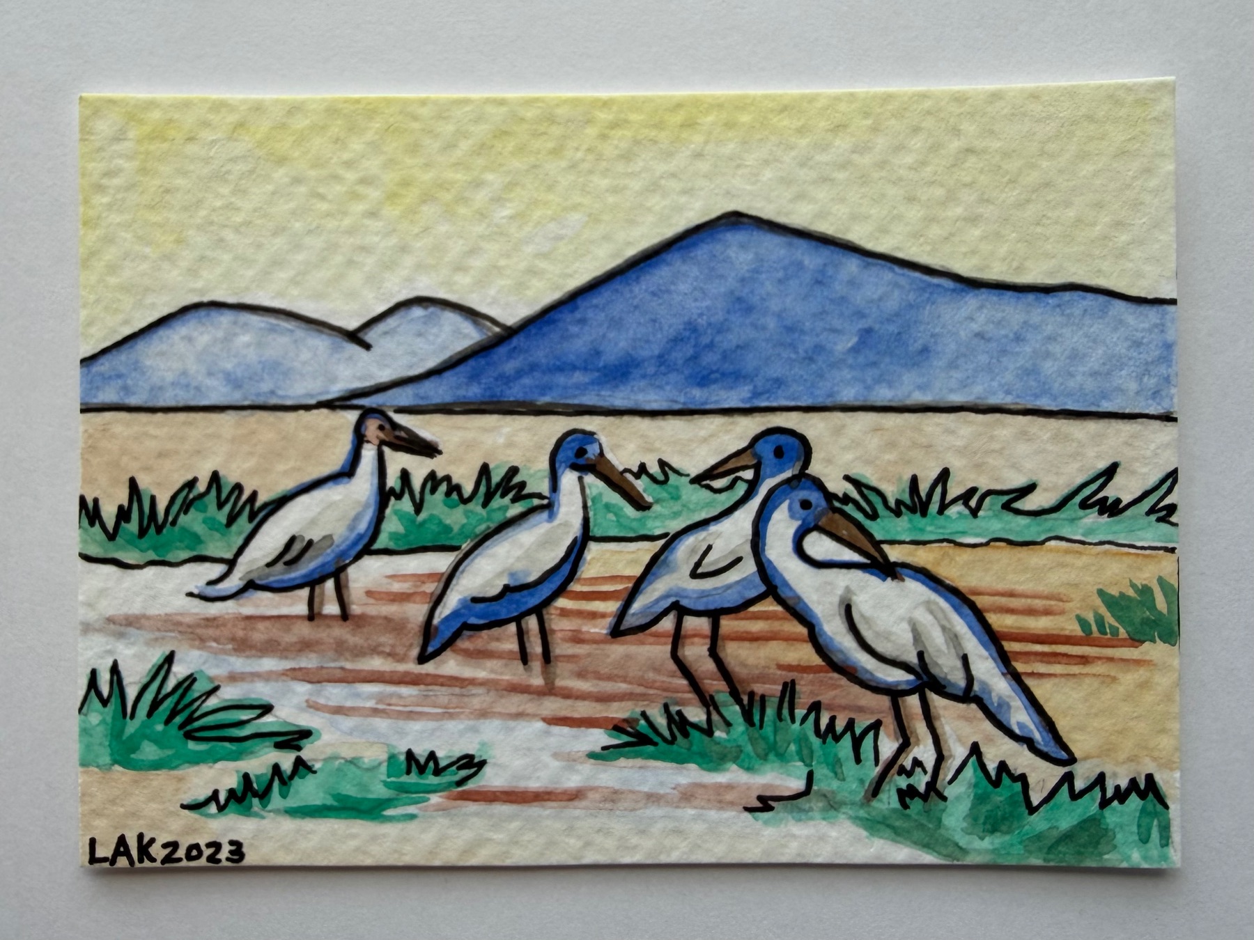 San Francisco Bay National Wildlife Refuge (2) aceo art card
