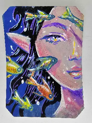 Passing School aceo art card thumbnail 1