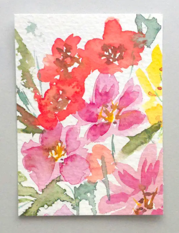 In Bloom aceo art card