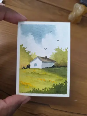 The Old House aceo art card thumbnail 2