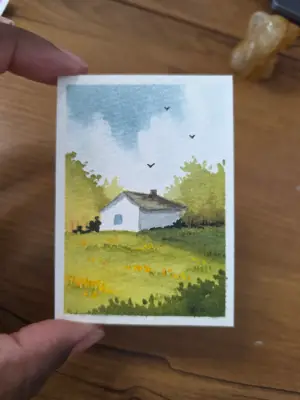 The Old House aceo art card thumbnail 4