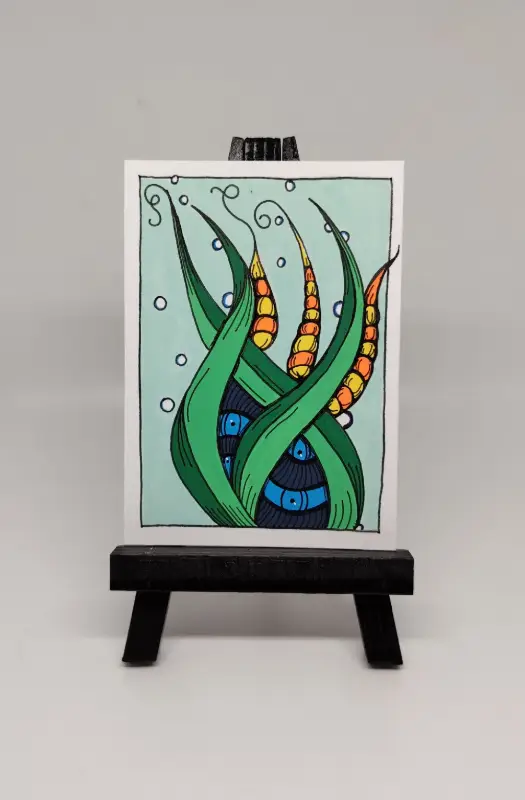 The Hideout aceo art card