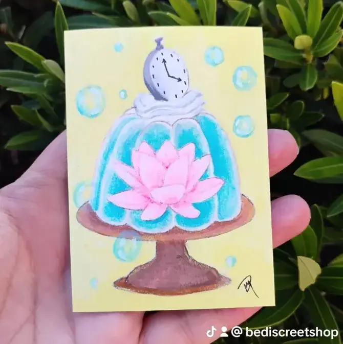 Halted Enlightenment aceo art card