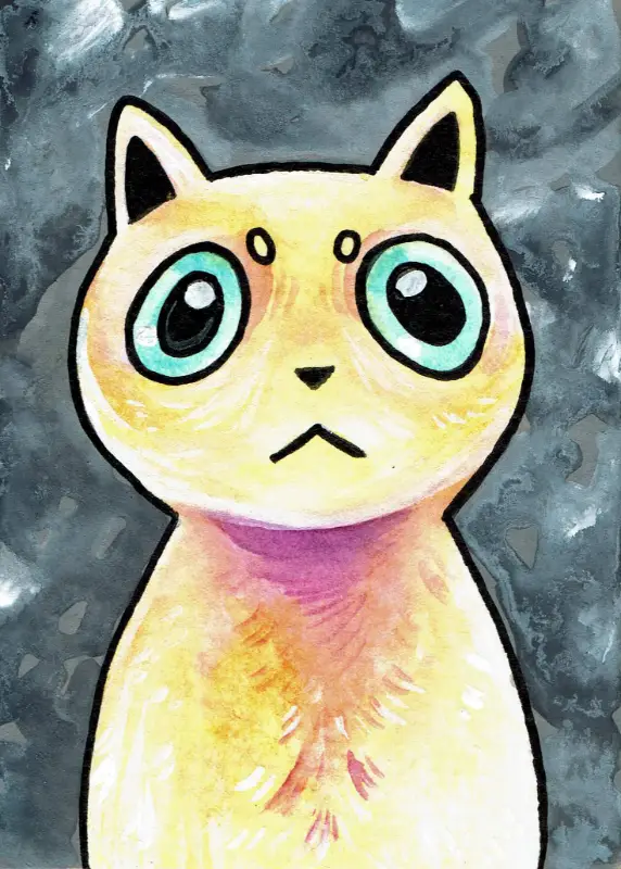 Big Game 01 aceo art card