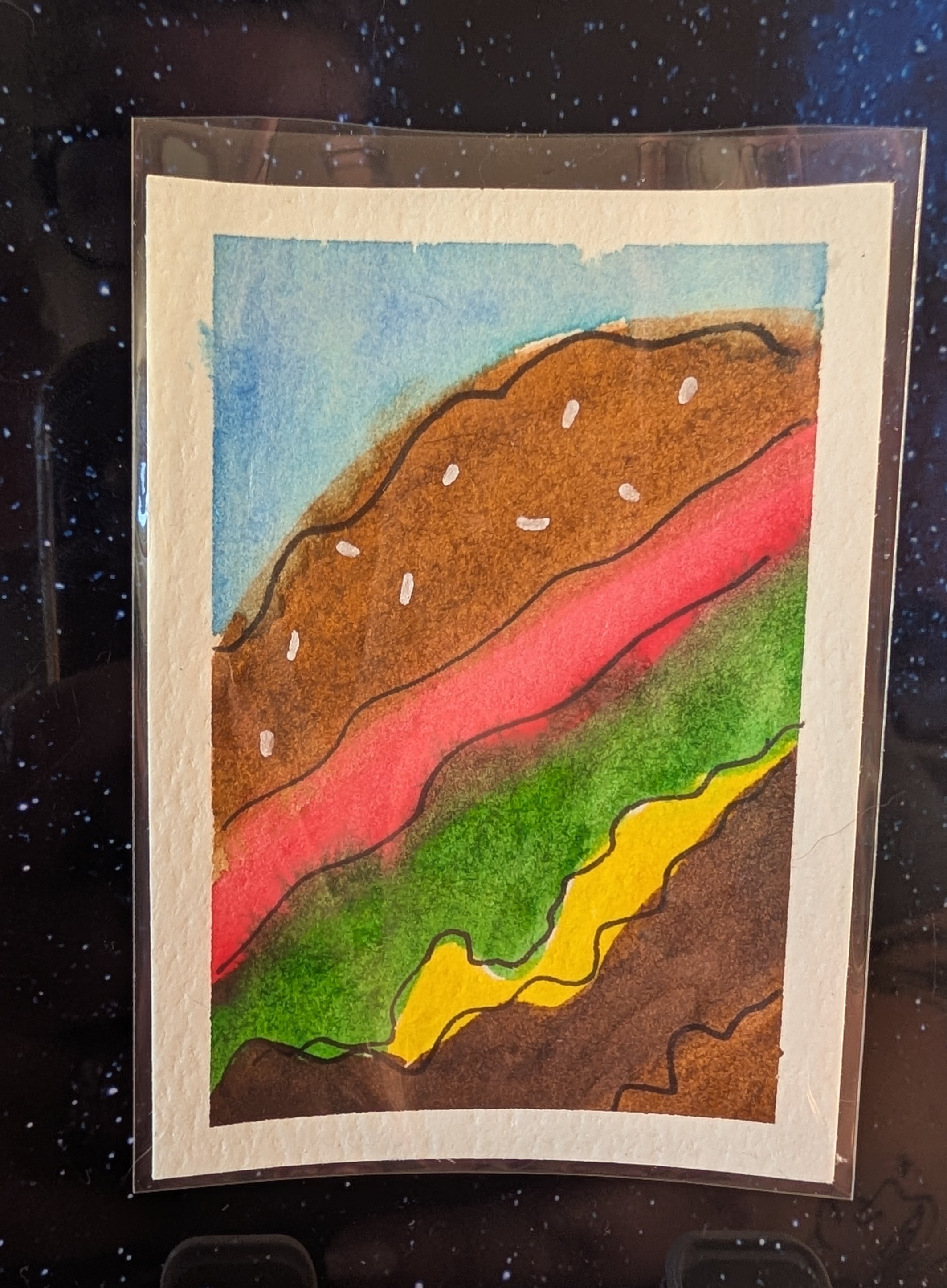 Your Way aceo art card
