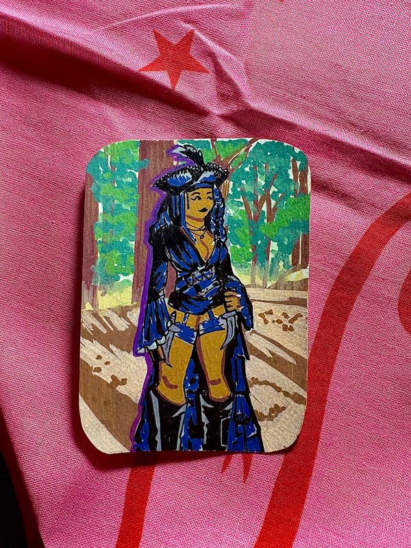 Lady of the Seas aceo art card