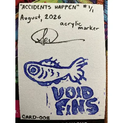 Accidents Happen aceo art card thumbnail 2