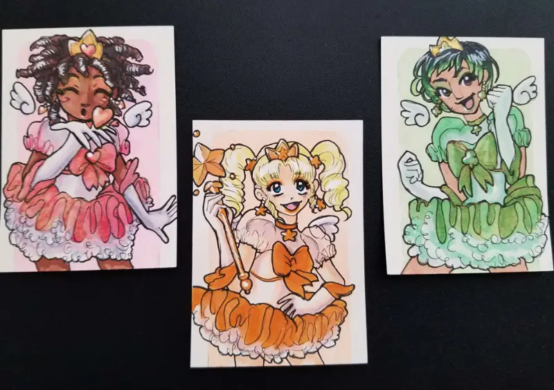 Magical Girl Squad aceo art card