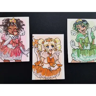 Magical Girl Squad aceo art card thumbnail 1