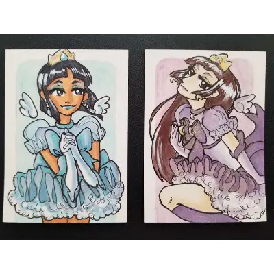 Magical Girl Squad aceo art card thumbnail 2