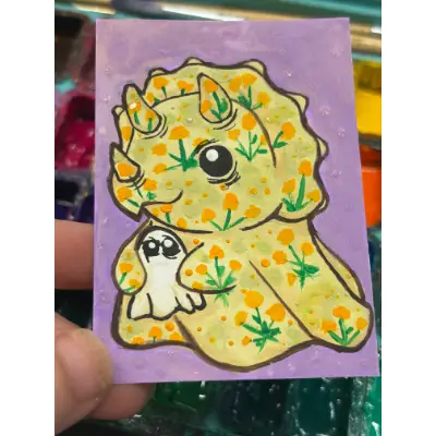Grandma's house aceo art card thumbnail 2