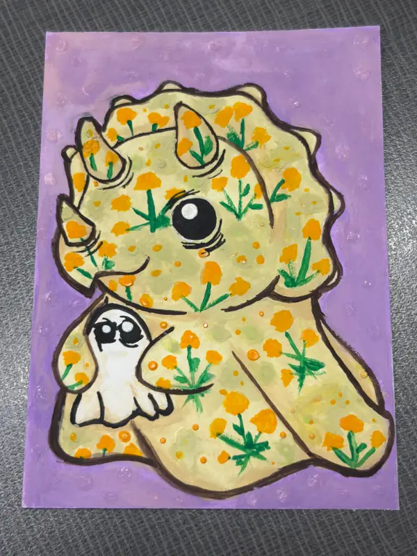 Grandma's house aceo art card