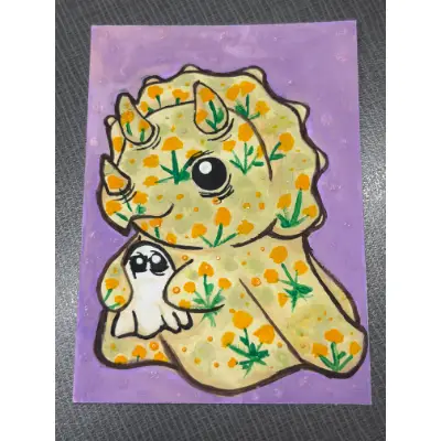 Grandma's house aceo art card thumbnail 1