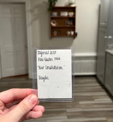 Kiwi Constellation aceo art card thumbnail 2