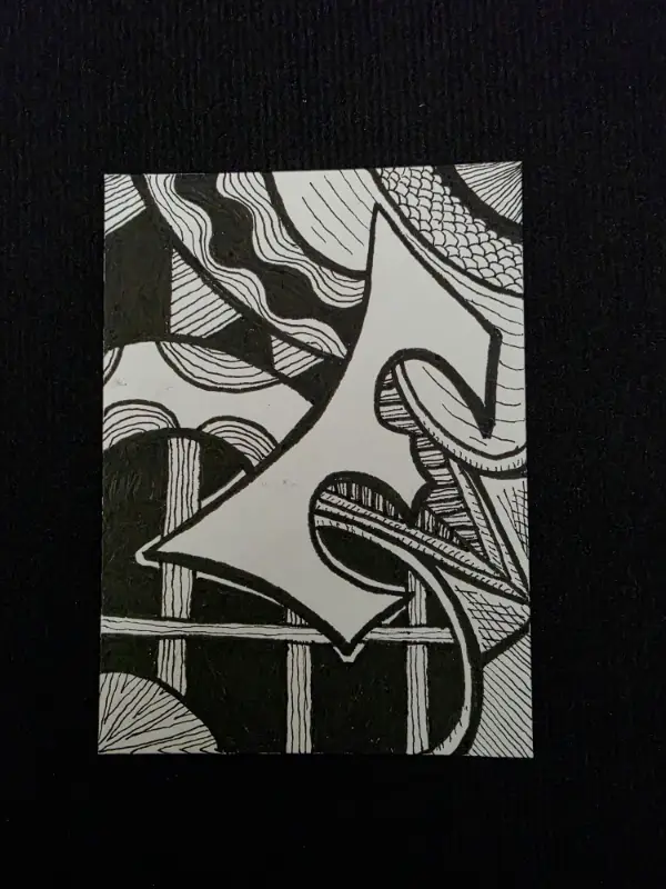 E is for Everybody aceo art card