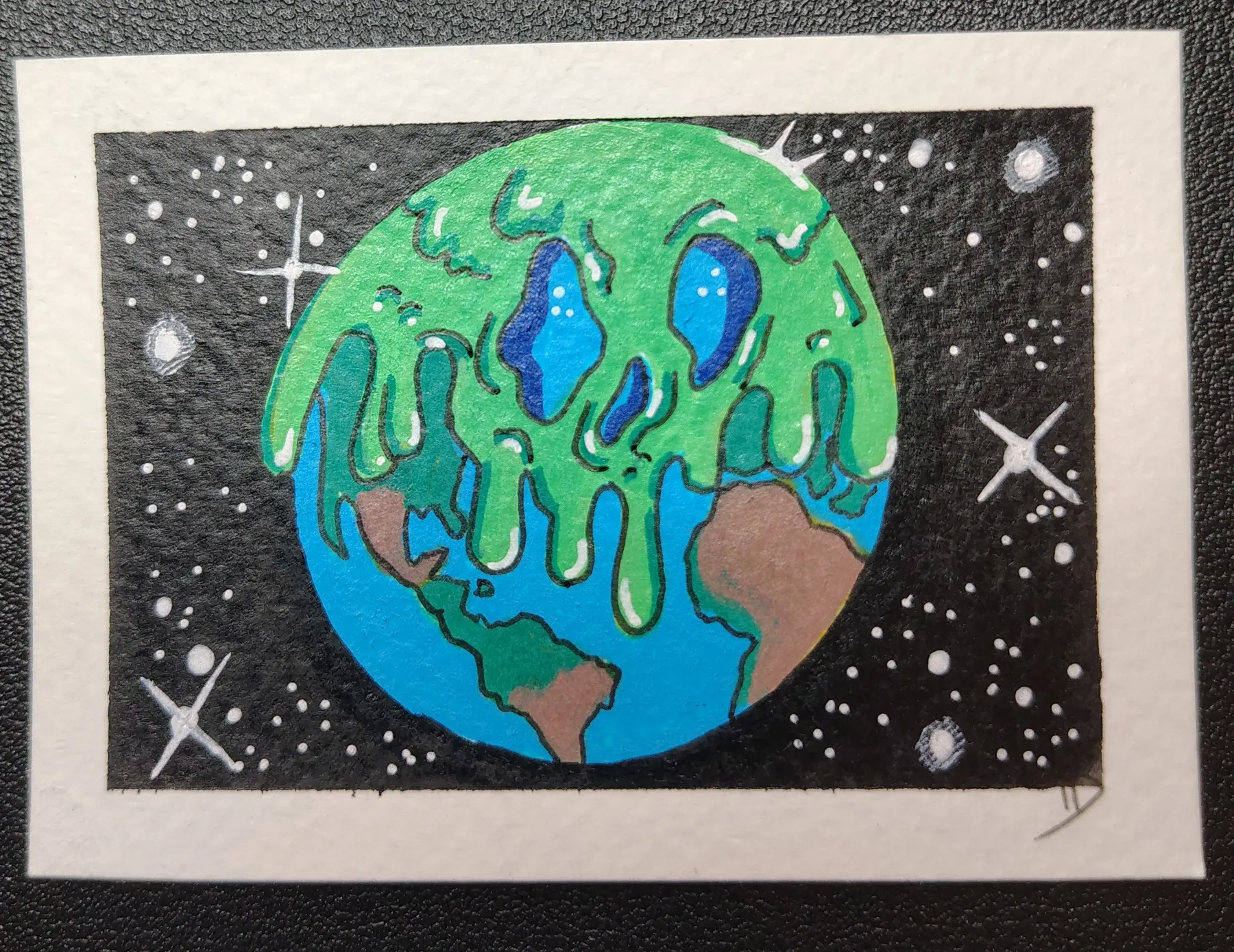 "Nuke It..." aceo art card