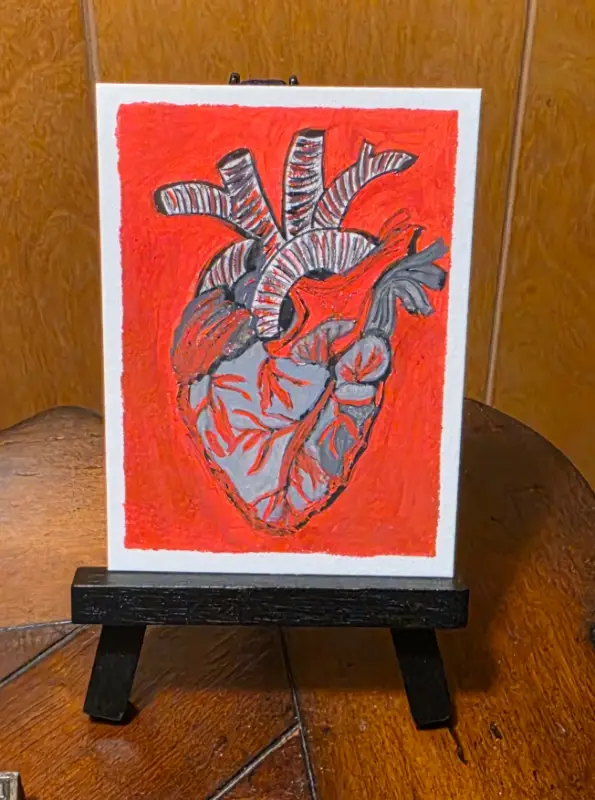 Still Beating aceo art card