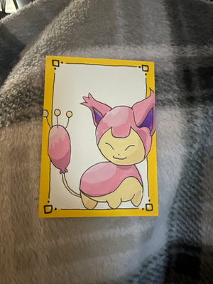 Skitty Pokémon aceo art card thumbnail 1