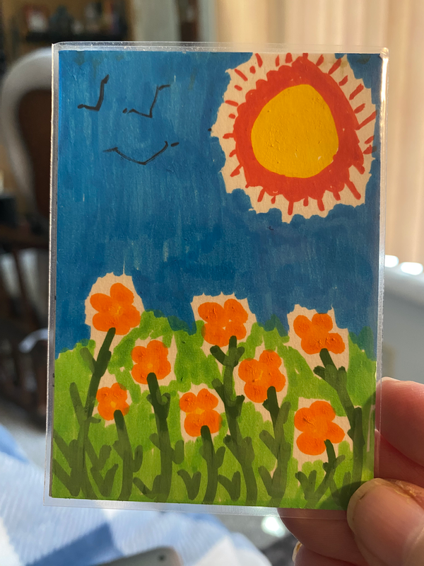 Spring Day aceo art card