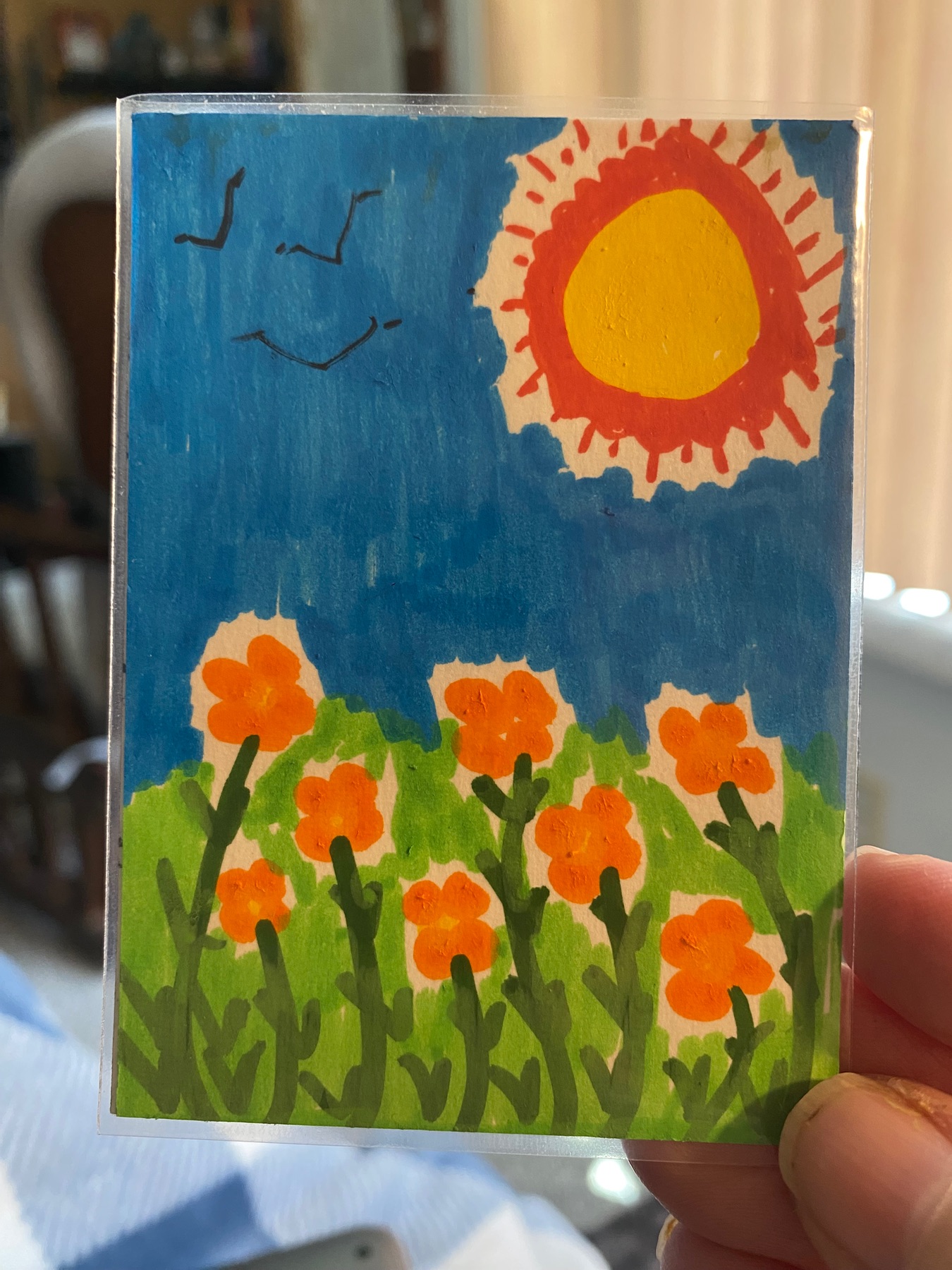 Spring Day aceo art card