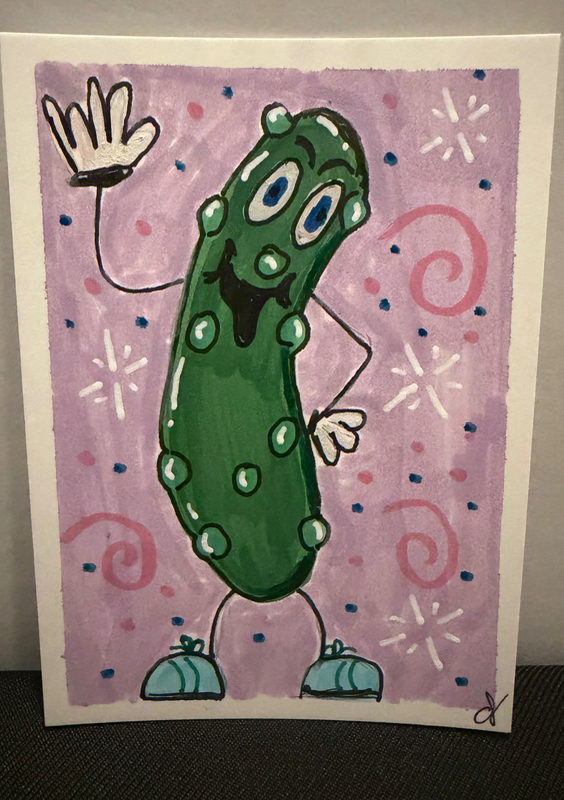 Not that Big of a Dill aceo art card