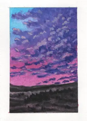 Last Light aceo art card thumbnail 2