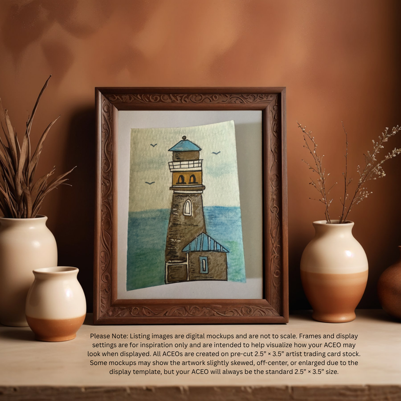 Guiding Light aceo art card