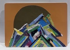 Golden Moon aceo art card
