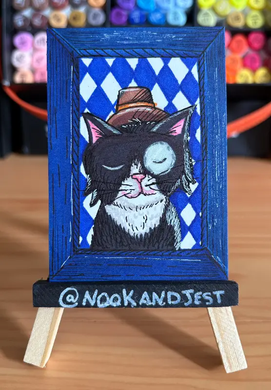 Distinguished Gentleman aceo art card