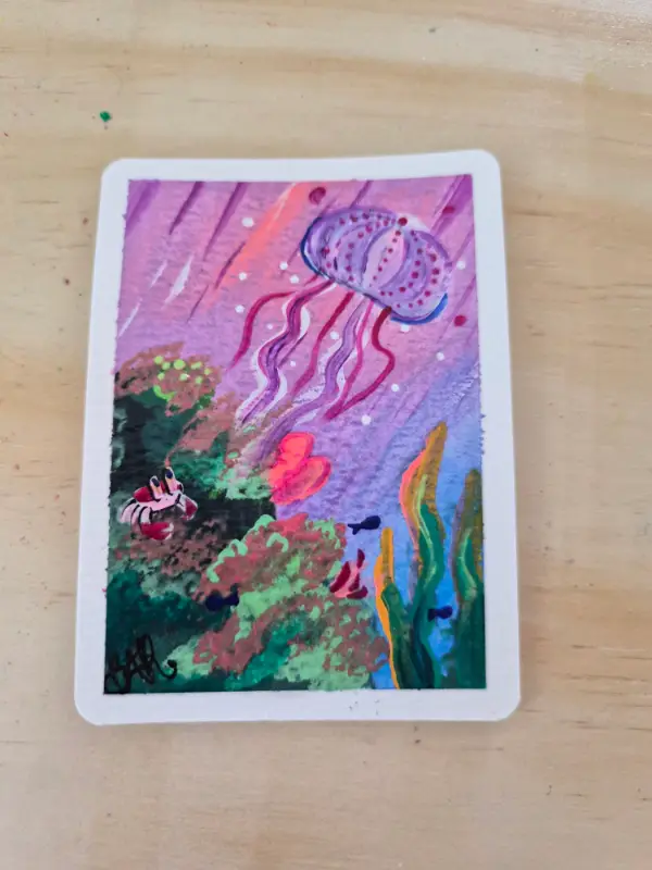 Jelly Dreams aceo art card