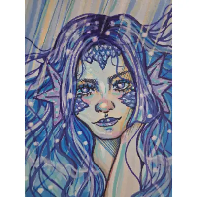 The Siren aceo art card thumbnail 2