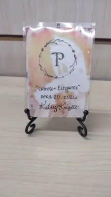 Crimson Elegance - Original ACEO aceo art card thumbnail 4