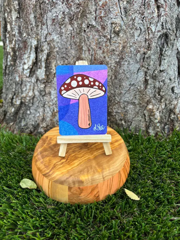 Shroomy aceo art card