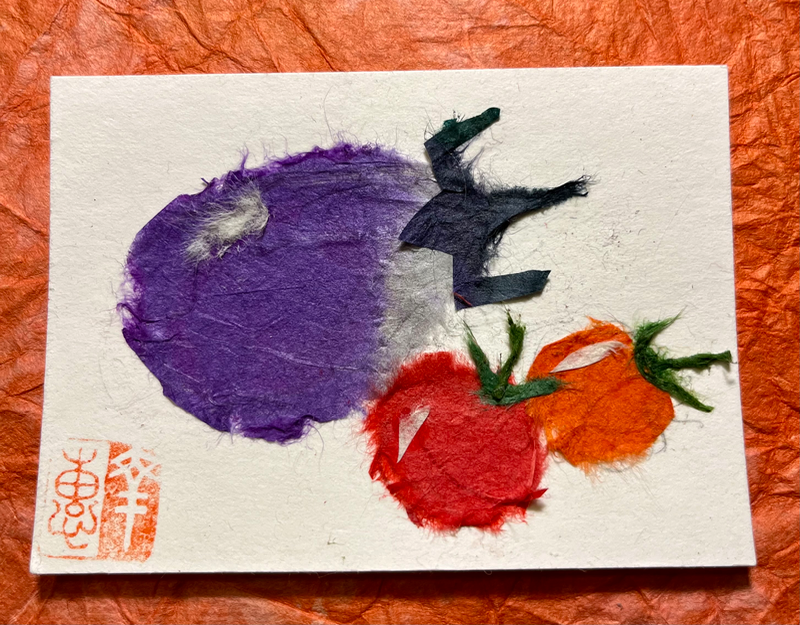 Nasu(eggplant), Tomato aceo art card