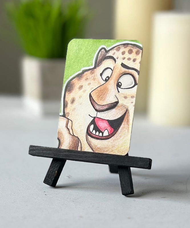 Officer Clawhauser aceo art card