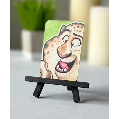 Officer Clawhauser aceo art card thumbnail 1