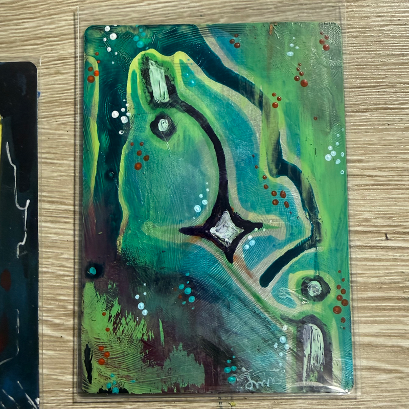 Swoosh aceo art card